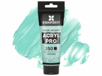 Краска художественная Acryl PRO ART Kompozit 75 мл, 350 турецкая голубизна