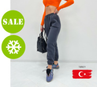 Жіночі спортивні штани на флісі «Mirage» Турція оптом | Батал | Розпродаж моделі