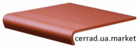 Ступенька с капиносом Cerrad Rot - гладкая терракотовая моноцвет 30*32 см
