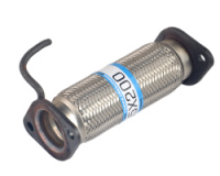 Гофра 45х200 с фланцами ВАЗ, Daewoo Lanos 1.4, Matiz, Hyundai, Kia 3-х слойная