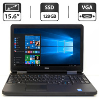 Ноутбук Б-класс Dell Latitude E5540 / 15.6« (1366x768) TN / Intel Core i5-4310U (2 (4) ядра по 2.0 - 3.0 GHz) / 4 GB DDR3 / 128 GB SSD / Intel HD...
