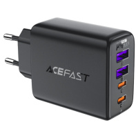 Сетевое зарядное устройство Acefast A61 2 USB/ 2 Type-C QC PD 45W черное
