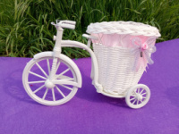 Декоративный велосипед / розовый/ для композиций (17 х 30 см)