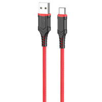 USB зарядний кабель Borofone BX67 USB to Type-C (1m) Червоний - купити в SmartEra.ua