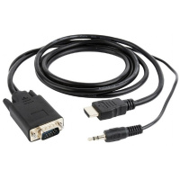 Кабель Cablexpert HDMI-VGA 5м Чорний (A-HDMI-VGA-03-5M) (Код товару:42073)