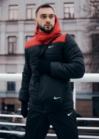 Чоловічий зимовий комплект Nike Куртка/Штани/Барсетка