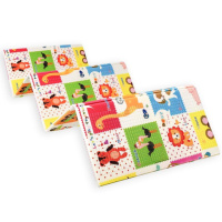 Развивающий термоковрик детский 180х200х0.8см «Ростомер | Животные с словами» (266) SW-00000893