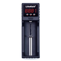 ЗУ универсальное Liitokala Lii-S1,1 канал, LCD дисплей, поддерживает Li-ion, Ni-MH и Ni-Cd AA (R6), ААA (R03), AAAA, С (R14)