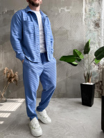 Костюм чоловічий структурний котон весна осінь