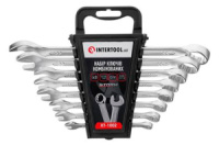 Набор рожково-накидных ключей Intertool 8 шт. (6-19 мм) Pro (XT-1002)