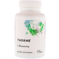 L-Глютамін, L-Glutamine, Thorne, 90 Капсул