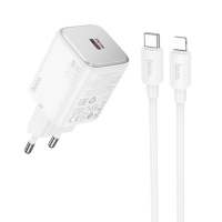 МЗП Hoco N40 Mighty PD20W (1USB-C) + кабель Type-C to Lightning