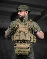 Плитоноска 4 точки швидкий скидання RONIN піксель ДЛ6352