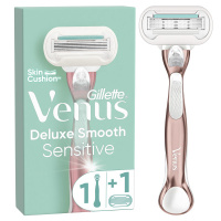 Бритва Gillette Venus Extra Smooth Sensitive RoseGold с 1 сменным картриджем (7702018517886)