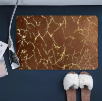 Коврик для ванной комнаты Мрамор 12707 40х60 см коричневый