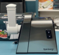 Електрична м’ясорубка Rainberg RB-2271 м’ясорубка 3 решітки 4 насадки Сірий 3000 Вт