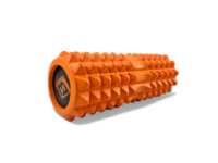 Масажний ролик EasyFit Solid Roller v.1.2s 33х13 см помаранчевий