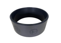 Йога-колесо Seven Chakras RAO поліуретанове чорне 32x13 см