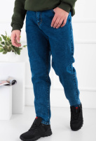 Чоловічі сині джинси батал