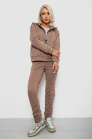 Спортивний костюм жіночий на флісі, колір мокко, 257R86