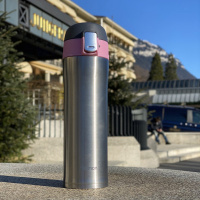 Термокружка Fissman FS-9819 420 мл розовая