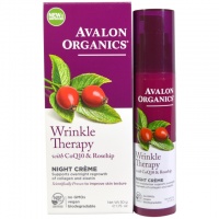 ​Ночной крем против морщин с коэнзимом Q10 и маслом шиповника * Avalon Organics (США) *