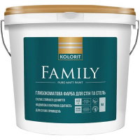 Фарба Kolorit Family База А 9л акрилатна