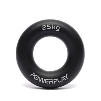 Еспандер кистьовий силіконовий PowerPlay PP-4324 Hand Grip Ring Hard 25 кг. Чорний