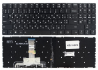 Клавіатура Lenovo Legion Y520-15IKBA Y520-15IKBM R720-15IKBN R720-15IKBM Y720-15IKB чорна без рамки Прямий Enter підсвітка UKR