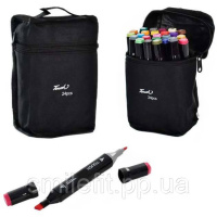 Набір скетч маркерів для малювання Touch 24 шт/уп. двосторонні професійні фломастери для художників