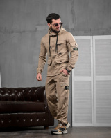 Спортивний Костюм Stone Island беж 4 ДЛ6301