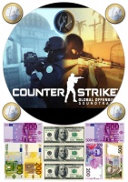 Вафельные картинки на тему: Counter-Strike