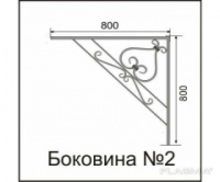 Боковины козырьков № 2