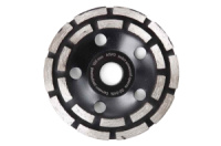 Чашка алмазная шлифовальная Apro 125 мм 22-24% сегмент двухрядный (830515)