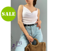 Літня блузка на тонких бретельках «Argo»