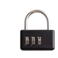 Міні-замок з кодом Naturehike Travel lock S-9D Naturehike NH20SJ001 black