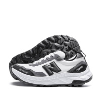 Демісезонні шкіряні кросівки New Balance колір білий/сірий/чорний