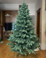 Ялинка лита Ковалівська блакитна 180 см штучна, від виробника Siga Group, сертифікована, 1.8 м