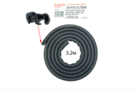 Уплотнитель двери 2170 задний 1шт EuroEx