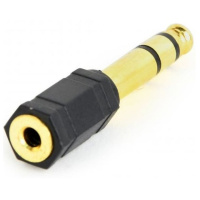 Адаптер Cablexpert 6.35 мм - 3.5 мм (M/F), чорний (A-6.35M-3.5F) (Код товару:39658)
