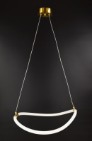 Люстра светодиодная потолочная LED светильник для квартиры на потолок лэд 25864 Золото 40-110х46х46 см.