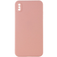 Силіконовий чохол Candy Full Camera Для Apple iPhone XS Max (рожевий / Pink Sand) - купити в SmartEra.ua