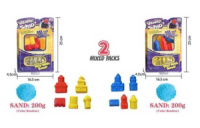 Кінетичний пісок 1909 F (96/3) 200 г, 5 форм, на листі