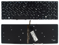 Клавіатура Acer Aspire V5-531 V5-551 V5-571 Ultra M3-581 M5-581 VN7-571 VN7-591G чорна без рамки Прямий Enter
