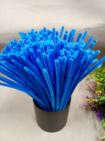 Синельная проволока/ 30 см / 5 мм/ 1шт/ Светло синий