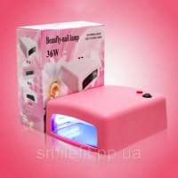 Лампа для манікюру з таймером ZH-818, Лампа для нігтів із тривалим терміном служби. Колір: рожевий