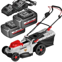Акумуляторна газонокосарка Stark BLM-36-430 SET : з АКБ 2шт-18V 4.0 Ah + 2шт ЗП, 43 см ширина, 700 м2, (310100002.promo1)