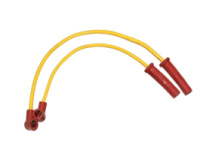 Комплект високовольтних проводів для автомобілю  ВАЗ Ока з проводом армованим скловолокном та перерізом мідної жили 1,0 мм.кв, з латуними наконечниками та захистними ковпачками EPDM