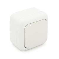 Выключатель одинарный ViKO Palmiye наружного монтажа, влагозащищенный IP54, AC:110-250V, 10A, White