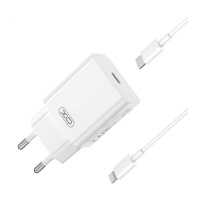 Мережевий Зарядний Пристрій XO L126 1USB-C PD/QC 20W+Type-C to Lightning
